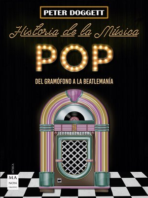 cover image of Historia de la música pop